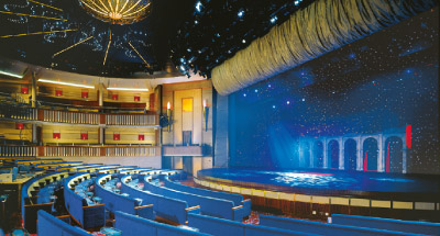 Theater an Bord der Celebrity Infinity