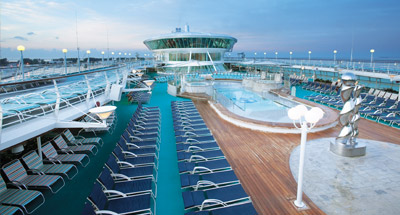 Pooldeck an Bord der Enchantment of the Seas