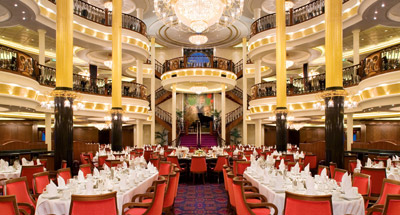 Hauptrestaurant an Bord der Freedom of the Seas