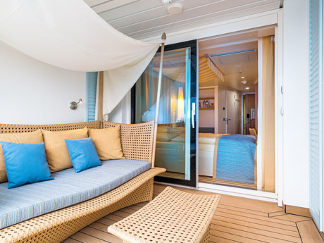 Verandakabine Deluxe mit Lounge Hyperion-Klasse