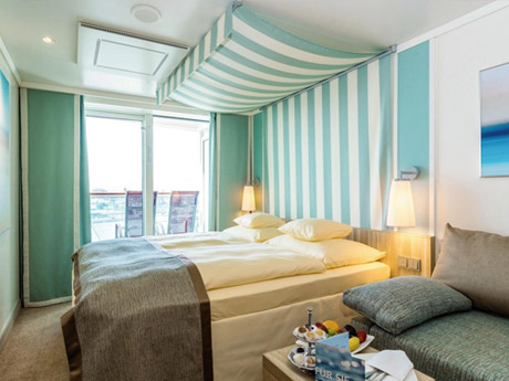 Verandakabine Komfort mit extra viel Platz Hyperion-Klasse