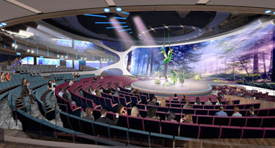 Entertainment im Theater an Bord der Celebrity Beyond