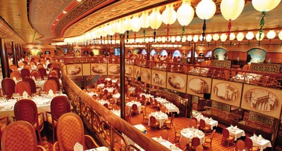 Degli Argentieri Hauptrestaurant auf der Costa Mediterranea