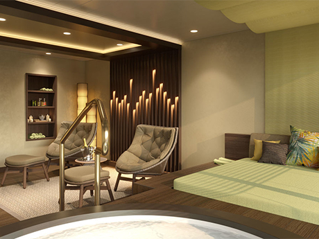 Wellness Suite an Bord der Diva