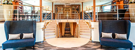 Lobby der MS Seine Comtesse
