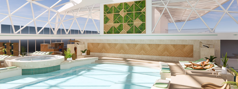 Pool in der Lagune