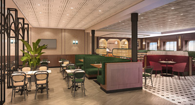 Kaffeehaus auf der Mein Schiff7