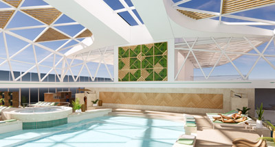 Lagune an Bord der neuen Mein Schiff 7