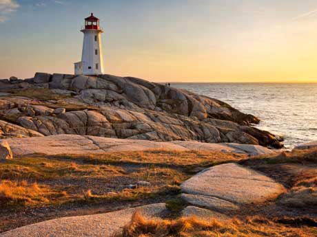 Küste bei Halifax in Nova Scotia