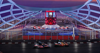 Speedway auf der Norwegian Viva