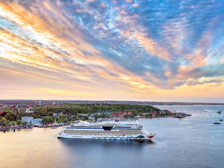 AIDA Schiff auf der Ostsee