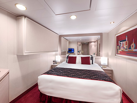 Innenkabine mit einem Pullman-Bett