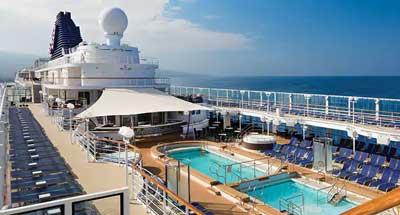 Pooldeck auf der Pride of America