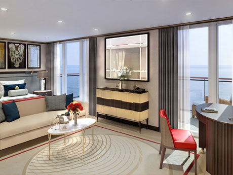 Queens Grill Suite Q7 auf der Queen Mary 2