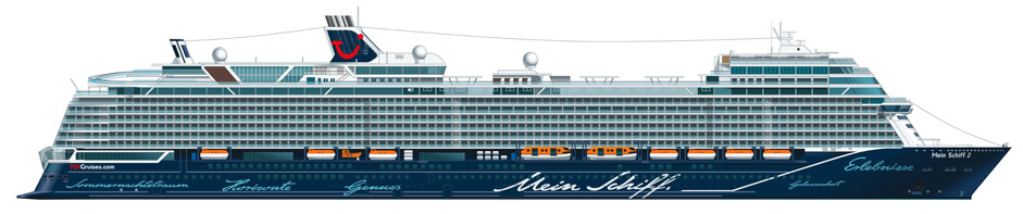 Querschnitt Mein Schiff 2