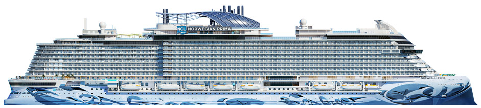 Schiffsquerschnitt Norwegian Prima