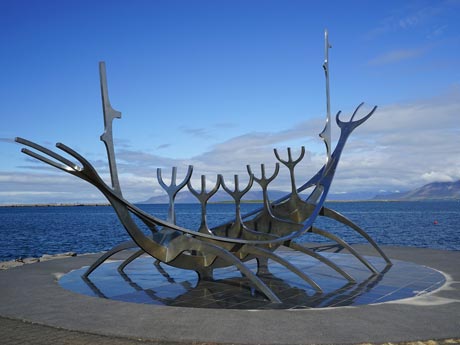 Skulptur Sólfar