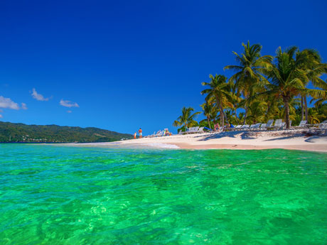 Strandfeeling in der Bucht von Samana