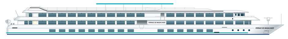 Schiffsansicht MS Magellan