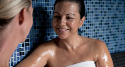Sauna an Bord der Spectrum of the Seas