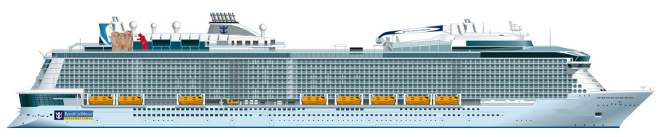 Schiffsquerschnitt Spectrum of the Seas
