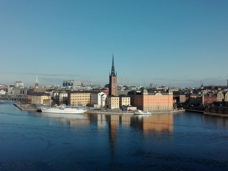 Blick auf die Stockholmer Altstadtinsel