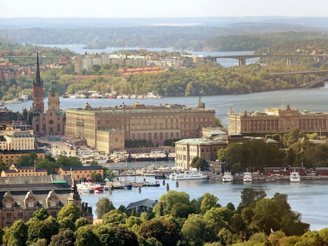 Der Königliche Palast in Stockholm