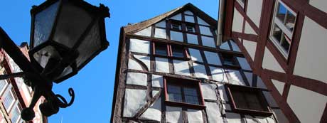 Romantische Altstadt am Rhein