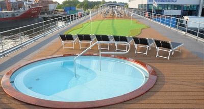 Sonnendeck der VIVA INSPIRE