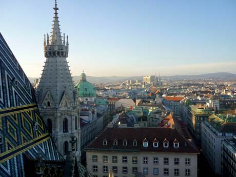 Blick vom Stephansdom